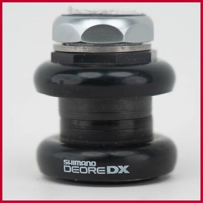 NOS SHIMANO DEORE DX HP-M650 HEADSET 1" VINTAGE THREADED MOUNTAIN BIKE BLACK - Image 1 of 4