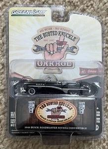 GREENLIGHT BUSTED KNUCKLE SERIES 2 1949 BUICK ROADMASTER RIVERA CONVERTIBLE - Picture 1 of 2