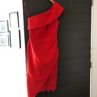 Mint Velvet red midi dress size 8