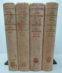Antoni van Leeuwenhoek Collected Letters Vols 1-4 Dutch & English 4to VERY RARE - Picture 1 of 22