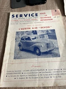 Revue technique AUSTIN A 40 DEVON 1.2 1200 SERVICE AUTO - Picture 1 of 10