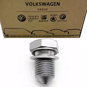 Tornillo de drenaje de aceite original VW cárter de aceite M14x1,5 longitud para Audi Seat Skoda N90813202 - Imagen 1 de 4