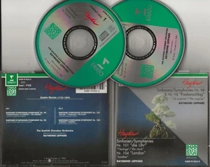 HAYDN Symphonies 94, 98, 101, 104 Leppard 2 cd set 1985 Erato Suprise Clock - Picture 1 of 1