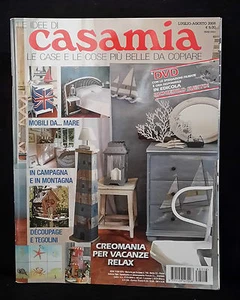 LE IDEE DI CASAMIA LUG/AGO 2008-MOBILI DA MARE-DECOUPAGE E TEGOLINI - Picture 1 of 1