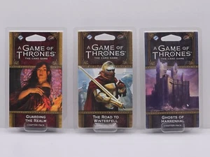 Game Of Thrones Card Game - Guarding Realm, Road Winterfell & Ghosts Harrenhal - Picture 1 of 4