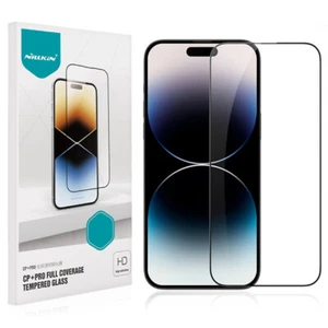 Do Apple iPhone 15 Pro Max / IP16e CP + PRO Full Coverage Szkło Screen Protector - Zdjęcie 1 z 45
