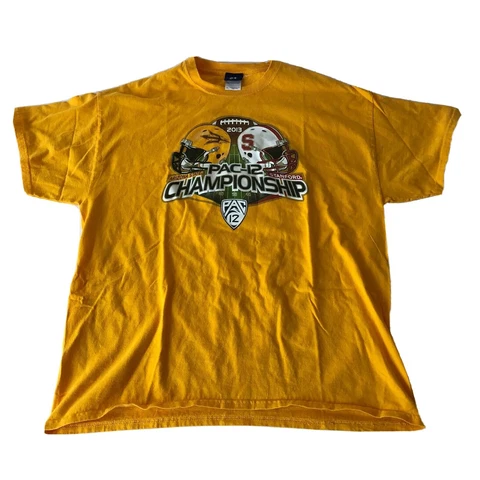 NCAA Pac 12 Championship Arizona State Stanford 2013 College Football T Shirt XL Cover