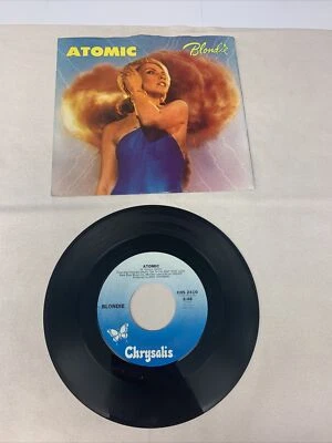 Blondie Deborah Harry Atomic /Die Young Stay Pretty VINYL 7" 45 RPM PIC SLEEVE - Image 1 of 4