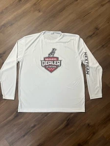 Mens Nextran Truck Centers Mack Truck Dealers Long Sleeve White Tshirt Size XL - Picture 1 of 9