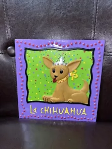 Le Chihuahua Plaque Ceramics Wall Decor 3D - Picture 1 of 1