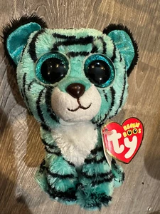 TY Beanie Boos Tess Tiger Retired Justice - Picture 1 of 10