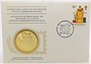 1976 Intl Society of Postmasters Royal national Eisteddfod of Wales Silver Medal - Picture 1 of 8