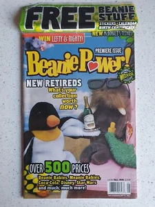 BEANIE POWER MAGAZINE 1998 #1 PREMIERE ISSUE SEALED - Foto 1 di 2