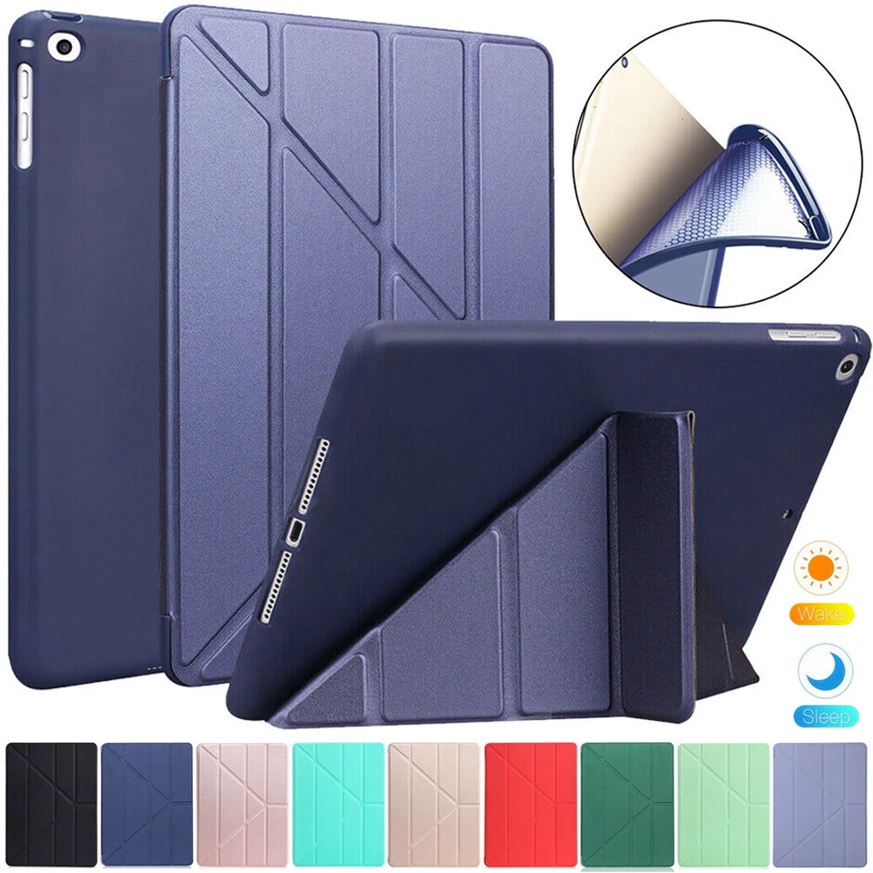 For iPad 5/6/7/8/9/10th Gen 10.9" 2022 10.2" Case Smart Flip Leather Stand Cover - Image 1 of 4