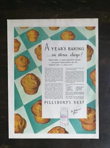 Vintage 1932 Pillsbury's Best Balanced Flour Full Page Original Ad 424 - Picture 1 of 1
