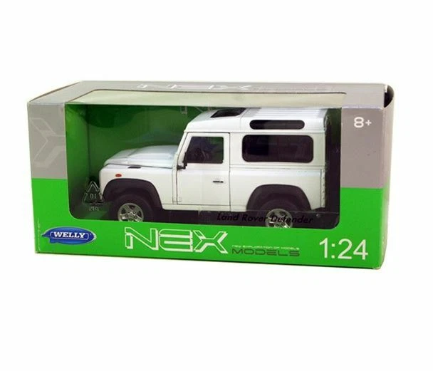 NEW Welly Nex Diecast 1:24 Land Rover Defender White - 22498W - Image 1 of 1