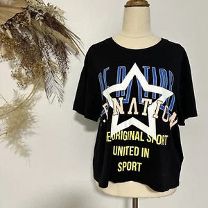 Pe Nation Ladies Heads Up Tee Organic Cotton T-shirt Crewneck Crop Tops S/8 - Picture 1 of 11