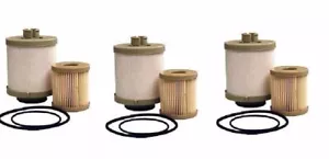 03-07 Ford F Series 6.0L Powerstroke Turbo Diesel OE Spec 3 Fuel Filters Filter - Picture 1 of 1
