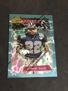 1995 Topps Finest Emmitt Smith #190 Dallas Cowboys w/Coating MINT-CENTERED - Bild 1 von 2