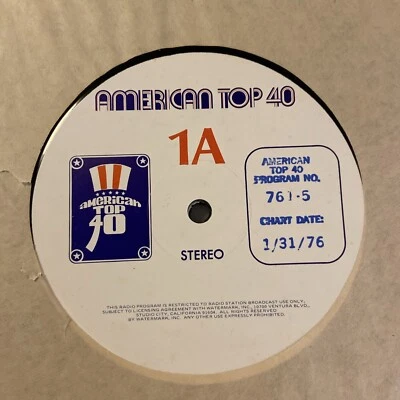 1/31/76 CASEY KASEM~ American Top 40~ OHIO PLAYERS Eagles KISS Bowie 3xLP #761-5 Foto 1 de 3