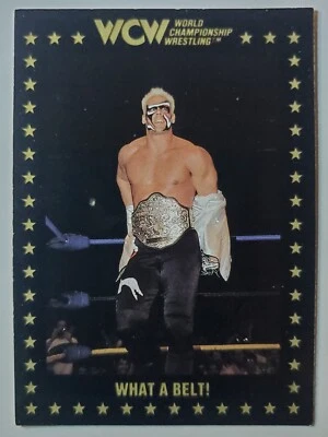 1991 Championship Marketing WCW #54 STING WHAT A BELT! - Image 1 of 2