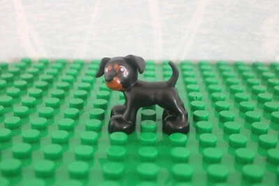 Lego Duplo Animal Farm Zoo House Black Brown Dog Puppy Pup - Image 1 of 2