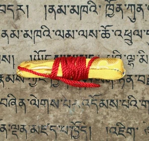 Blessed Powerful Tibetan Gelug Gyuto Monastery Protective "Ruel" Talisman Amulet - Picture 1 of 5
