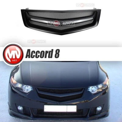 Front Grill Sport + Strap for Honda Accord 8 VIII / Acura TSX CU2 CW2 2008-2010 - Image 1 of 4