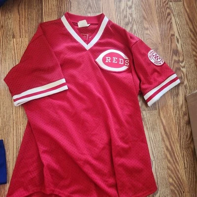 Vintage Cincinnati Reds 1986 Dream Week Pete Majestic Mesh Jersey Mens XL - Image 1 of 4