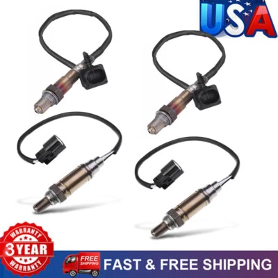 Sensor de oxígeno ascendente+abajo 4 piezas para Ford F-250 350 450 550 Super Duty 2014-2016 Foto 1 de 4