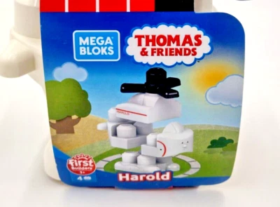 Thomas Train & Friends Harold Helicóptero Mega Bloks Primer Constructor Bloque de Construcción Foto 1 de 4