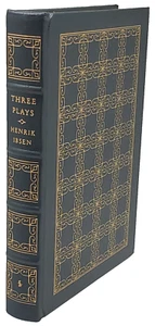 Henrik Ibsen Easton Press Three Plays Collectors Edition Genuine Leather Binding - Imagen 1 de 9