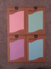 Studiolight - 2 x A4 Synthetic Leather Sheets - 4 packs of different colours (1)
