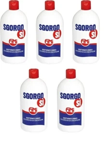 SGORGOSI DISOTTURANTE SGORGANTE SCARICHI LAVANDINO LAVELLO 5 BOTTIGLIE DA LT. 1 - Foto 1 di 1