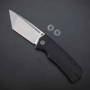 Petrified Fish Beluga Tanto Black G10 - PFP01TDW - Picture 1 of 3