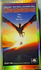VHS DragonHeart You Will Believe Dennis Quaid David Thewlis Sean Connery Draco - Imagen 1 de 2