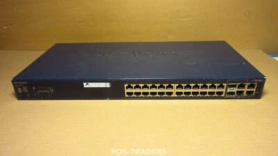 NETGEAR FS728TS 24-Ports10/100Mbps Ports + 1000Mbps Uplinks 2x SFP Smart Switch - Image 1 of 2