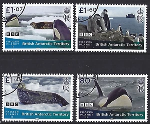 BRITISH ANTARCTIC TERRITORY 2023 FROZEN PLANET SET OF 4 FINE USED - Picture 1 of 1