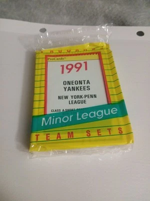 1991 PRO CARDS ONEONTA YANKEES  SEALED  MINOR LEAGUE TEAM SET- JORGE POSADA - Image 1 of 3