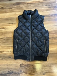 Patagonia 28115 Black Prow Bomber Quilted Down Vest Women’s Size Small READ FLAW - Bild 1 von 11