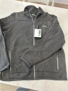 Stio Wilcox Fleece Full Zip Jacke 2XL Neu mit Etikett Abyss Heather (dunkelgrau) NEU! - Bild 1 von 5