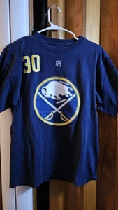 Buffalo Sabres Reebok Ryan Miller #30 Jersey Shirt Men's Small Navy Blue - Picture 1 of 3