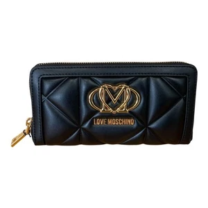 LOVE MOSCHINO DAMEN GELDBÖRSE mit 2 GESCHLOSSENEN TEILERN mit ZIP 8 KARTEN KREDIT JC5644 - Bild 1 von 6