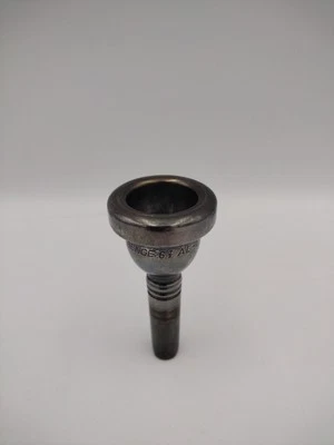 BOQUILLA TROMBÓN/EUFONIO BAJO BENGE 6 1/2AL-L USADA, VÁSTAGO GRANDE ENVÍO RÁPIDO Foto 1 de 4