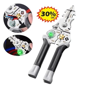 10-in-1 Multi-Functional Wire Stripper Scissors With Electrical Test HO T ﻿ - Picture 1 of 15