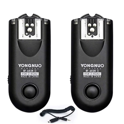 RF-603II N3 Wireless Shutter Release, Flash Trigger for Nikon DSLR D90 D600 D... - Image 1 of 4