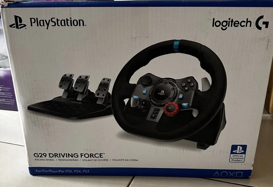 Logitech G29 Racing Steering Wheel - Black (941000112) - Image 1 of 1