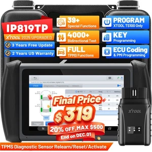 XTOOL IP819TP BT Auto Diagnostic Scanner Full TPMS Function Tool Key Programmer - Picture 1 of 16