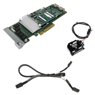 Fujitsu Primergy D3116-C26 6Gb PCIex8 1GB SAS RAID Controller BBU 2xSAS Cable LP - Bild 1 von 4