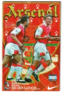 Arsenal v Crystal Palace 1997/98 FA Cup 5th Round (Double Season) - Picture 1 of 1